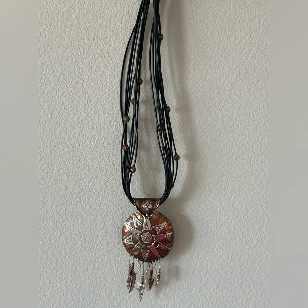 Earrings and Nicklace Jewelry Set -“Princess Warrior “ /Boho, Western, Native .